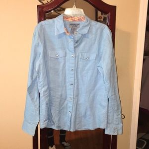 Turquoise Western Shirt